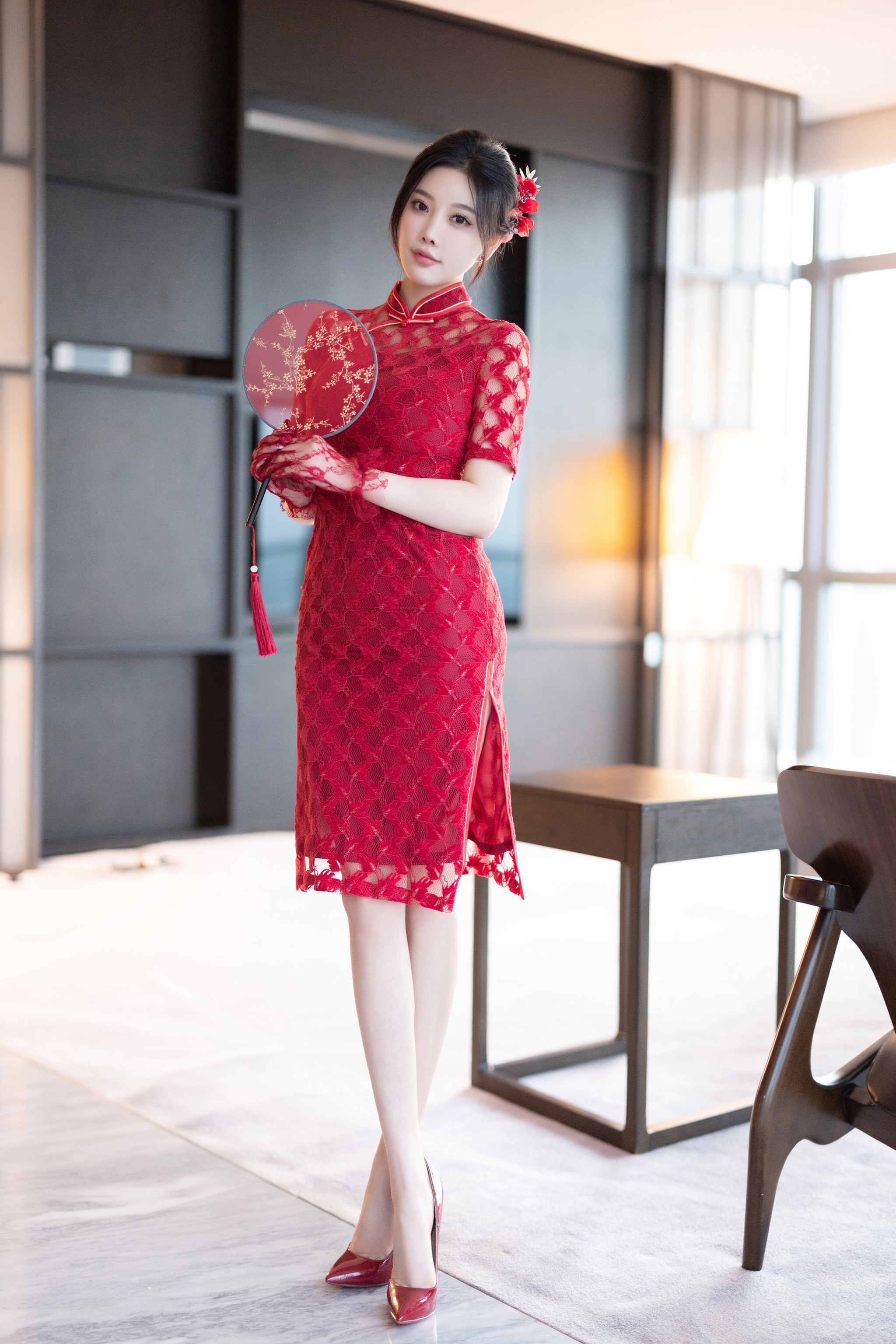 009.杨晨晨 – 内购无水印 VOL.1184 2024新春旗袍[103P]-XikXak